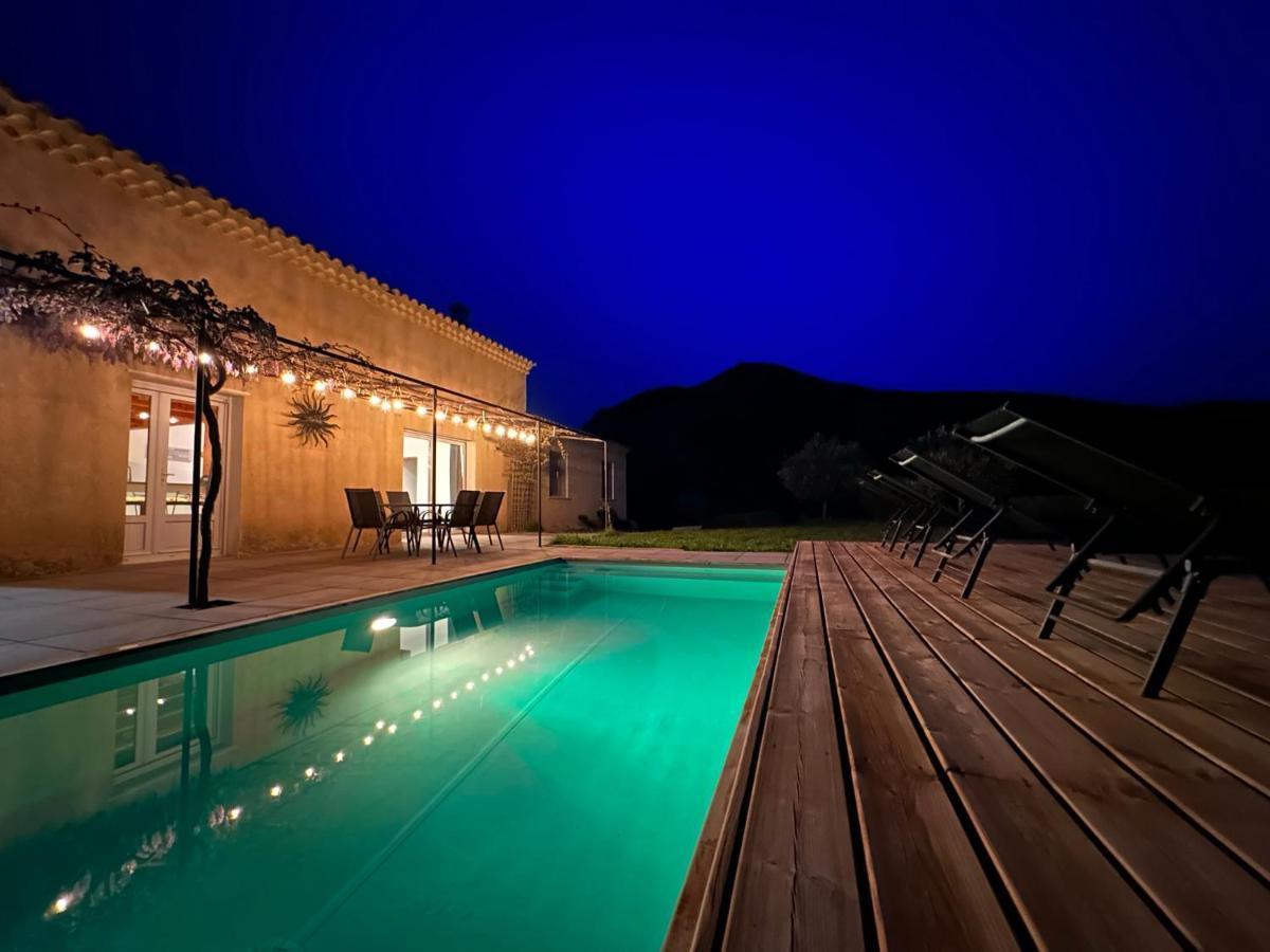 Estive Des Angelettes Piscine Chauffee Sauna Saint-Ferréol-Trente Buitenkant foto